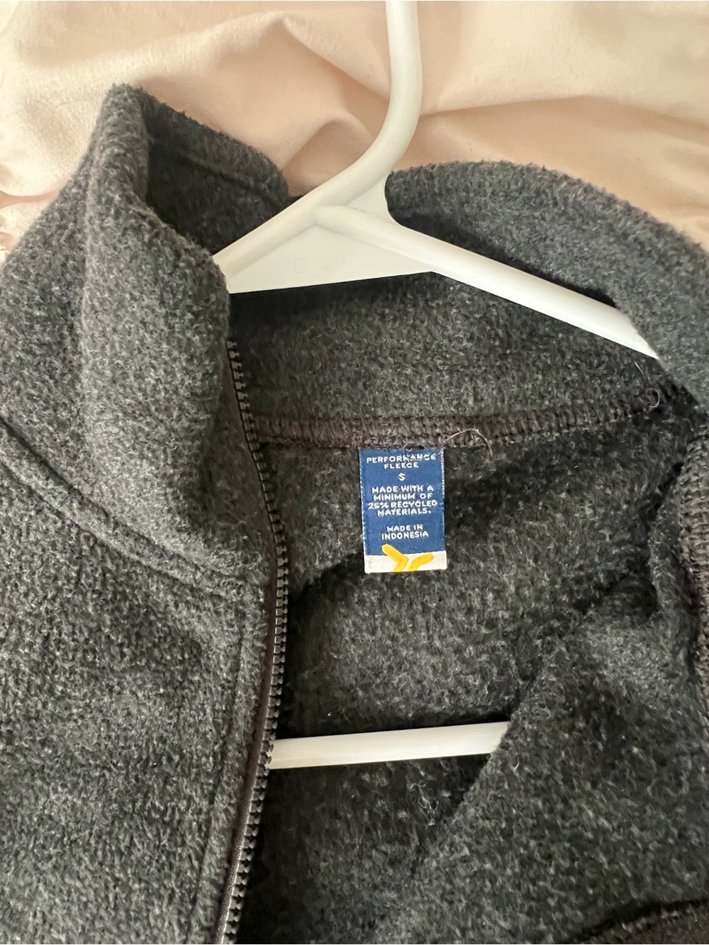 Old Navy Dark Gray Full-Zip Fleece Jacket
